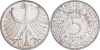 Federal Republic of Germany 5 Mark Karlsruhe, Silver -