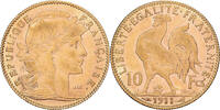 France 10 Francs 1911 Paris Marianne, Paris, Gold, KM:846 AU(50-53)