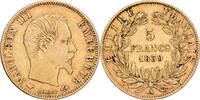 France 5 Francs 1859 A Napoleon III, Napol&eacute;on III, Paris, Gold S+ 317.42 US$  +  28.86 US$ shipping