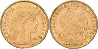 France 10 Francs 1910 Paris Marianne, Paris, Gold, KM:846 AU(55-58)