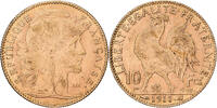 France 10 Francs 1911 Paris Marianne, Paris, Gold, KM:846 AU(55-58)