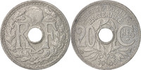 France 20 Centimes Coin, Lindauer, Zinc, KM:907.1 -