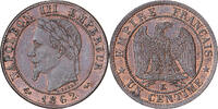 France 1 Centime Napoleon III, Bordeaux, Bronze -