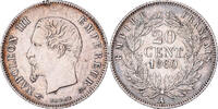 France 20 Centimes Napoleon III, Paris, Silver, Gadoury:305 -