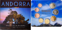 Andorra Coffret 1c. à 2€ série FDC, MDP -
