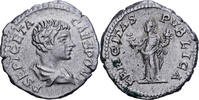 Denarius 200-202 Rome Roman Empire, Geta, Rome, Silver, RIC:9a EF(40-45)