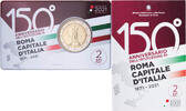 Italy 2 Euro 2021 Rome Rome capital of Italy, FDC, Rome, Bi-Metallic STGL 147.85 元  ＋  38.62 元 运费