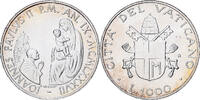 Vatican 1000 Lire 1987 Rome John Paul II, Rome, Silver, KM:205 UNZ 311.70 元  ＋  38.62 元 运费