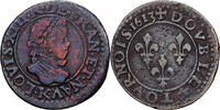 France Double Tournois 1613 Bordeaux Louis XIII, Bordeaux, Bronze, Gadou... 358.51 元  ＋  38.62 元 运费