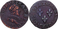France Double Tournois 1632 Tours Louis XIII, Tours, Bronze, Gadoury:9a S 311.70 元  ＋  38.62 元 运费