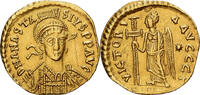 Solidus Byzantine Empire, Anastasius I, Constantinople, Gold -