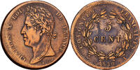 French Colonies 5 Centimes 1830 Paris Charles X, Paris, Bronze S 233.68 元  ＋  38.62 元 运费