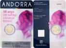 Andorra 2 Euro 2020 Madrid Universal Women's Suffrage, Madrid, Bi-Metall... 233.68 元  ＋  38.62 元 运费