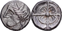 Drachm Southwestern Gaul, Imitating Rhodes, Silver -