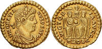 Solidus Roman Empire, Gratian, Trier, Rare, Gold, RIC:39c -