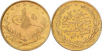 Ottoman Empire 100 Kurush Mehmed V, Constantinople, Gold -