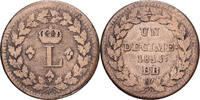 France 1 D&eacute;cime 1814 Strasbourg Louis XVIII, &agrave; l'L couronn&eacute;e, Strasbourg... 57.66 US$  +  28.86 US$ shipping