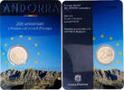 Andorra 2 Euro 2014 Madrid Council of Europe, Madrid, Bi-Metallic STGL 46.11 US$  +  28.86 US$ shipping