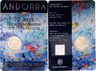 Andorra 2 Euro 2018 Madrid Universal Declaration of Human Rights, Madrid... 46.11 US$  +  28.86 US$ shipping