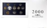 France Coffret 1 c. &agrave; 100 frs. 2000 MDP Set 1 c. to 100 frs., MDP, Proof... 92.28 US$  +  28.86 US$ shipping