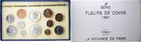 France Coffret 1 c. &agrave; 100 frs. 1987 MDP Set 1 c. to 100 frs., FDC series... 148.90 US$  +  28.86 US$ shipping