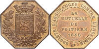 France betaalpenning 1838 Soci&eacute;t&eacute; d'assurances contre l'incendie, Bronze... 148.90 US$  +  28.86 US$ shipping