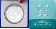 France 1/4 Euro 2008 MDP Year of the rat/La Fontaine, BU, MDP, Silver STGL 69.20 US$  +  28.86 US$ shipping
