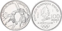 France 100 Francs 1990 MDP 1992 Olympics, Albertville, Free-style Skiing... 92.28 US$  +  28.86 US$ shipping