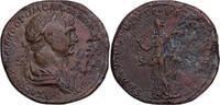  Sesterz 114-117 Rome Roman Empire, Trajan, Rome, Bronze, RIC:672 SS 806.84 US$  +  28.86 US$ shipping