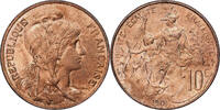 France 10 Centimes 1901 MDP Daniel-Dupuis, MDP, Bronze, Gadoury:277 UNZ 160.44 US$  +  28.86 US$ shipping