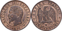 France 5 Centimes 1856 Lille Napoleon III, Lille, Bronze, Gadoury:152 VZ+ 115.37 US$  +  28.86 US$ shipping
