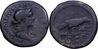  Semis 95-96 Rome Roman Empire, Domitian, Rome, Bronze, RIC:811 S+ 171.99 US$  +  28.86 US$ shipping
