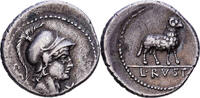  Denarius 76 v. Chr Rome Roman Republic, Rustia, Rome, Silver, Crawford:... 345.13 US$  +  28.86 US$ shipping