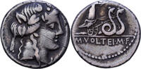  Denarius 78 v. Chr Rome Roman Republic, Volteia, Rome, Silver SS 218.16 US$  +  28.86 US$ shipping