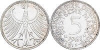 Federal Republic of Germany 5 Mark Stuttgart, Silver -