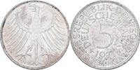 Federal Republic of Germany 5 Mark Karlsruhe, Silver -