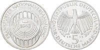 Federal Republic of Germany 5 Mark Karlsruhe, Silver, KM:137 -