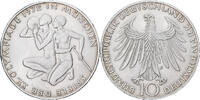 Federal Republic of Germany 10 Mark 1972 J Hamburg, Silver, KM:132 AU(50-53)