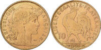 France 10 Francs 1905 Paris Marianne, Paris, Gold, Gadoury:1017, KM:846 EF(40-45)