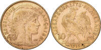 France 10 Francs 1910 Paris Marianne, Paris, Gold, Gadoury:1017, KM:846 EF(40-45)