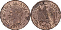 France 2 Centimes Napoleon III, Paris, Bronze, Gadoury:103 -