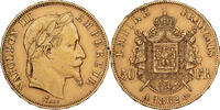 France 50 Francs Napoleon III, Paris, Gold, Gadoury:1112 -