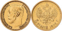Russia 5 Roubles 1898 St. Petersburg Nicholas II, St. Petersburg, Gold, ... 775.67 US$  +  28.86 US$ shipping