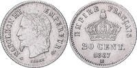France 20 Centimes Napoleon III, Strasbourg, Silver -