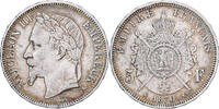 France 5 Francs 1870 A Napoleon III, Paris, Silver, Gadoury:739 EF(40-45)
