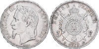 France 5 Francs Napoleon III, Paris, Silver, Gadoury:739 -