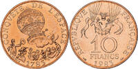 France 10 Francs La conquête, Paris, Tranche B, Nickel-Bronze -