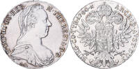 Austria Thaler Joseph II, Restrike, Silver, KM:T1 -