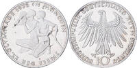 Federal Republic of Germany 10 Mark Stuttgart, Silver, KM:132 -