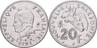 New Caledonia 20 Francs Paris, Nickel, KM:12 -